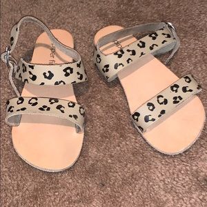 Leopard sandals